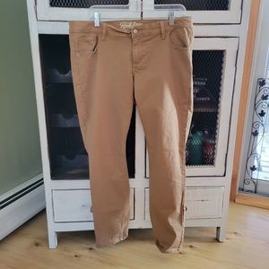 Tan Old Navy Rockstar pants